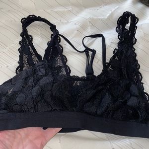 Black bralette from Aerie